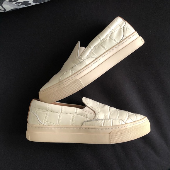 SOLUDOS Bondi Bone Embossed Croc Platform Slip On Sneaker 9 - Picture 3 of 14